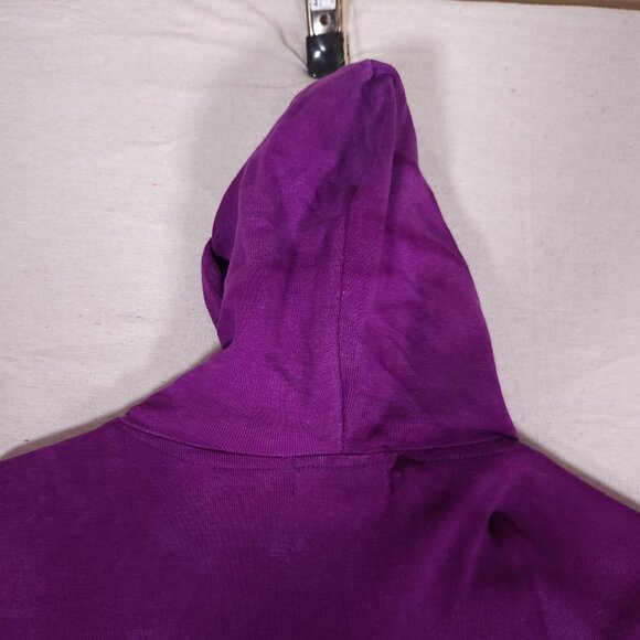 Rising Tide Purple Patchwork Embroidered Zip Up Jacket Hoodie Womens 1X Boho - Picture 11 of 13